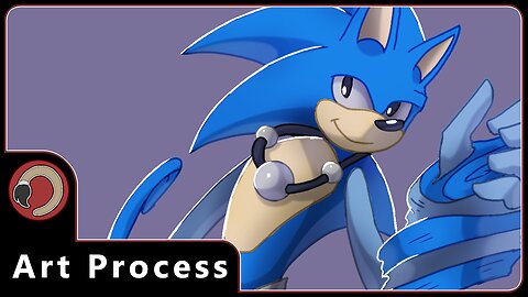 Art timelapse 2025 009 sonic AU