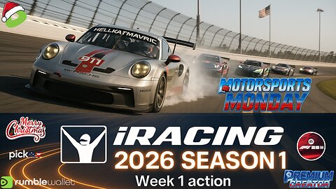 🏎 💥MOTORSPORTS MONDAY MAYHEM: IRACING 2026 WEEK 1 + F1 25 GRIND LIVE!