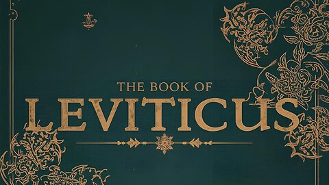 THE BOOK OF LEVITICUS: HOLINESS AND GOD’S LAW #leviticus #biblestories #oldtestament #gospel