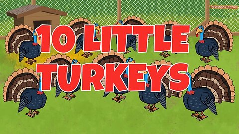 "10 Little Turkeys" Read Along Book