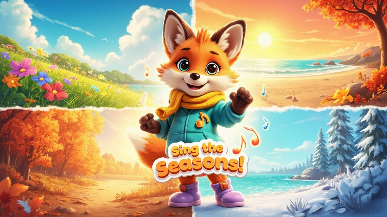 Sing the Seasons – 4 Seasons Song for Kids | Spring, Summer, Autumn, Winter