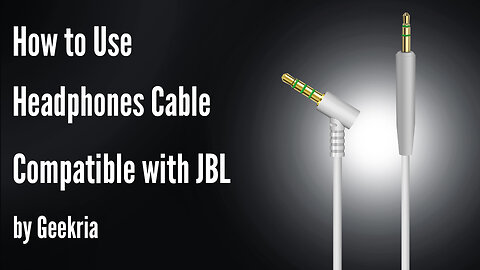 How to Use Headphones Compatible with JBL by Geekria