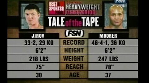 Michael Moorer vs Vassiliy Jirov - Dec 09 2004 - Pechanga Resort Casino, Temecula, CA