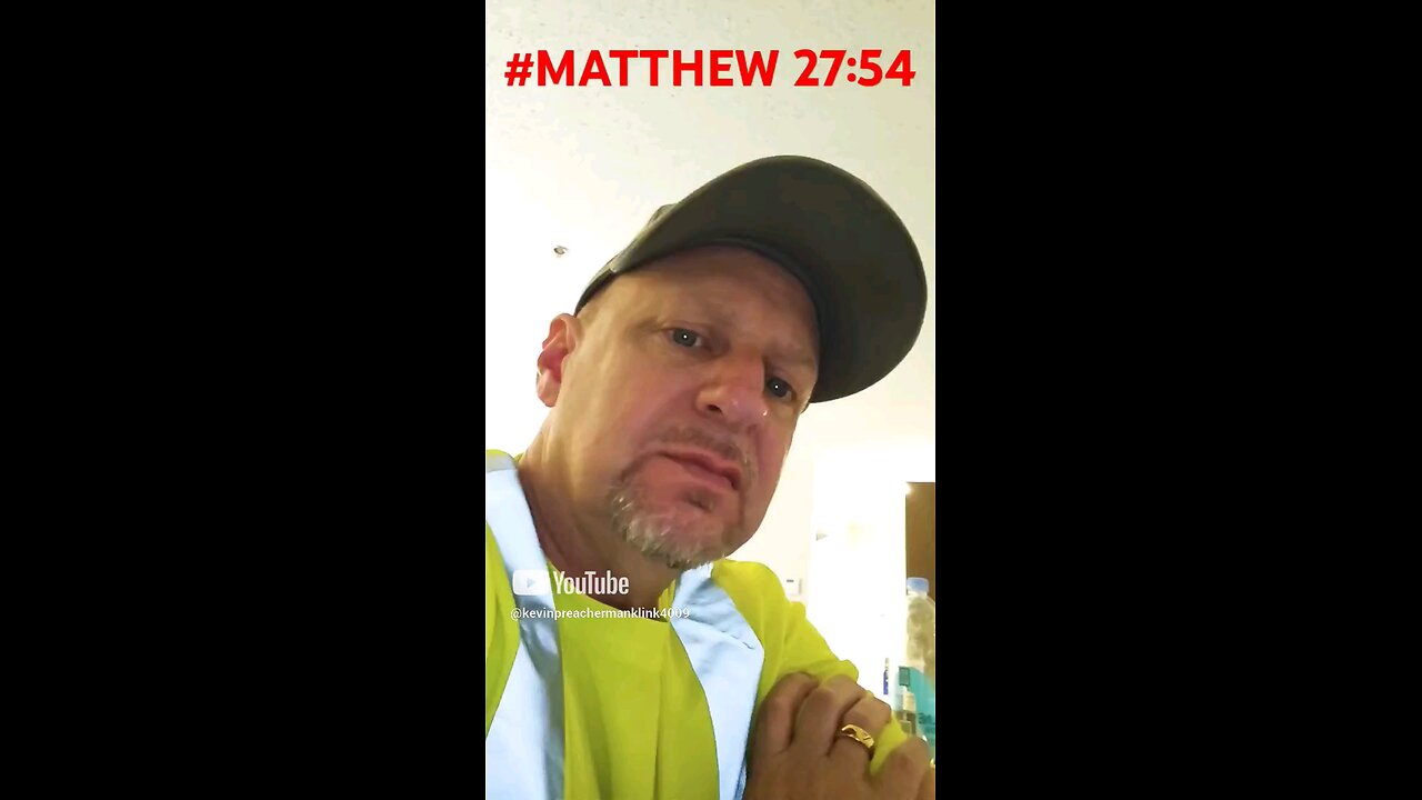 #MATTHEW27:54 "THE ROMAN OFFICER CONFESSED TO WHAT THE RELIGIOUS LEADERS OF ISRAEL WOULD NOT !"