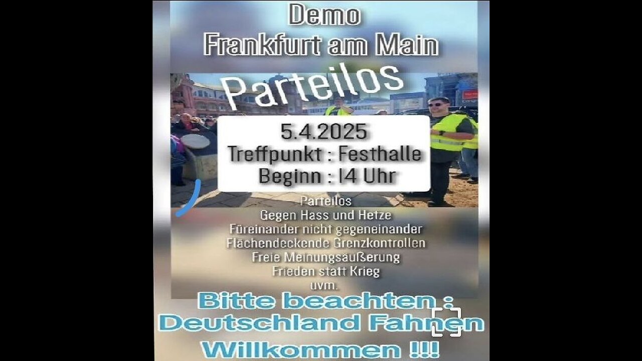 "Parteilos" Demo in Frankfurt incl. Antifa