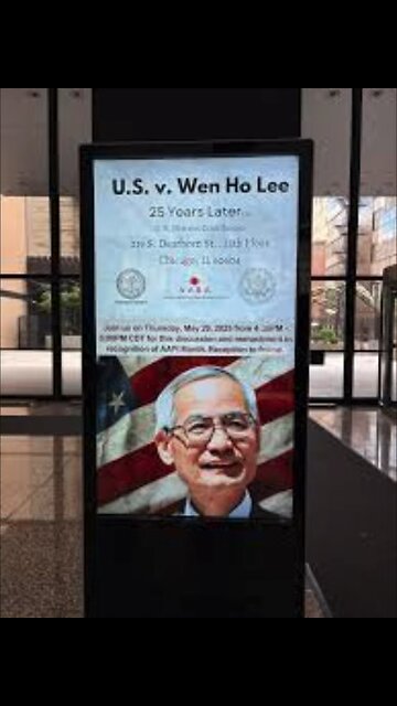 1999 Chinese American Wen Ho Lin espionage case when US homeland security became racial profiling