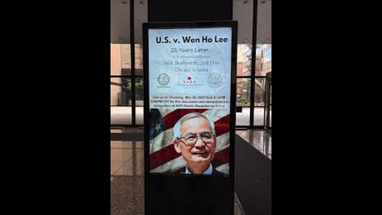 1999 Chinese American Wen Ho Lin espionage case when US homeland security became racial profiling