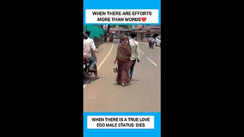 When there are EFFORTS more than words