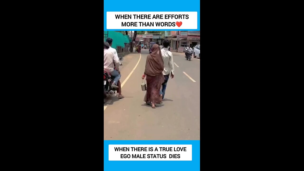 When there are EFFORTS more than words