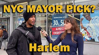 Asking New Yorkers Who they Support for Mayor: Harlem