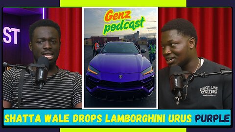 Shatta Wale’s Purple Lamborghini On Fire