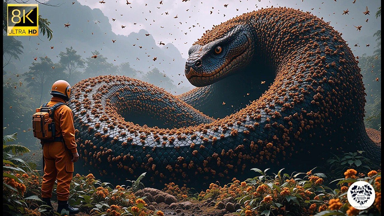 HEROIC TEAM SAVES ANACONDA FROM A MILLION PARASITES! 🐍💪