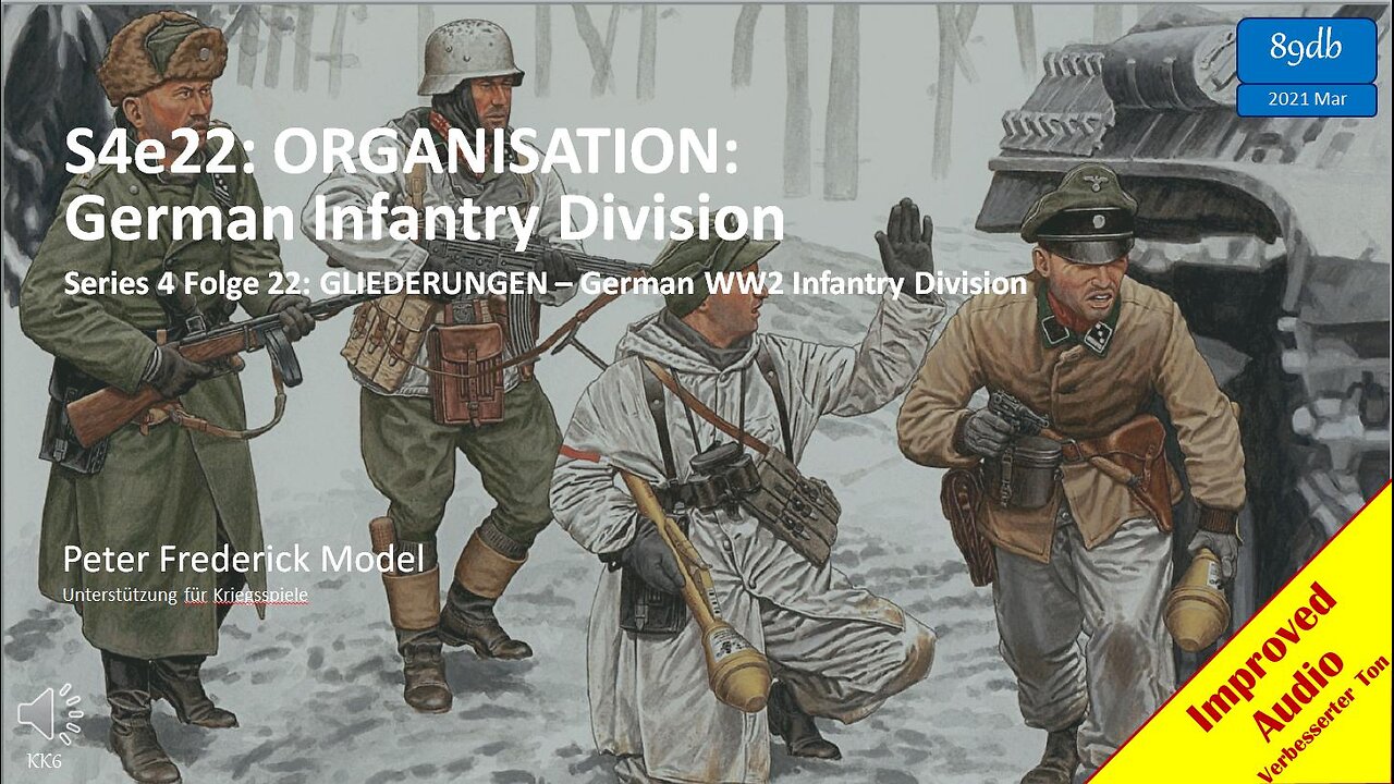 s4e22: ORGANISATION: German Infantry Division