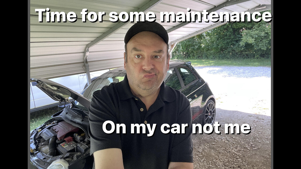 Time for some maintenance on the Abarth