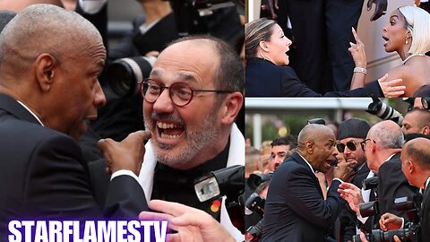 Denzel Washington Furious Over Paparazzi Chaos at Cannes After Kelly Rowland Incident