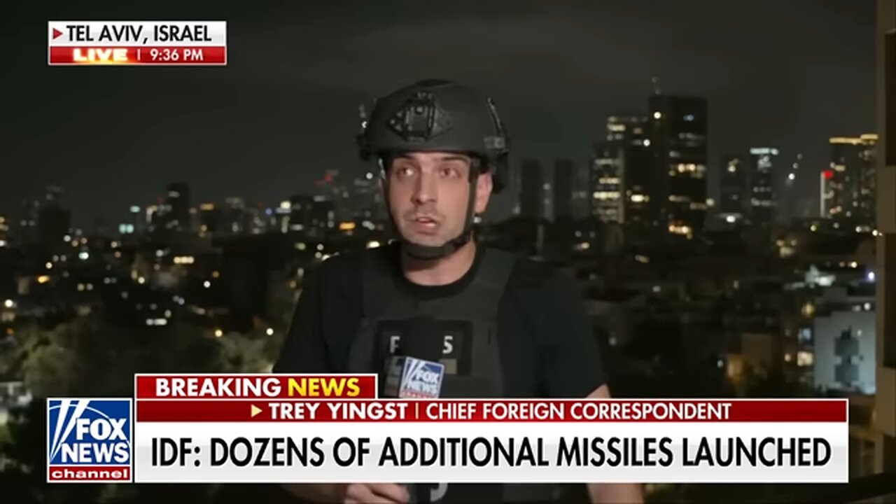 Iran launches waves of missiles at Tel Aviv