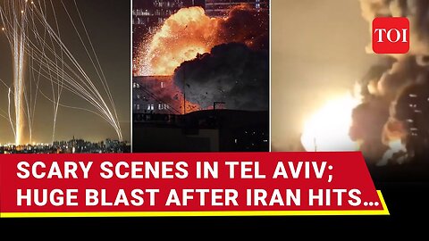 Blazing Chaos In Tel Aviv; Huge Blasts, Damage After Iran’s CHILLING New Attack | Watch