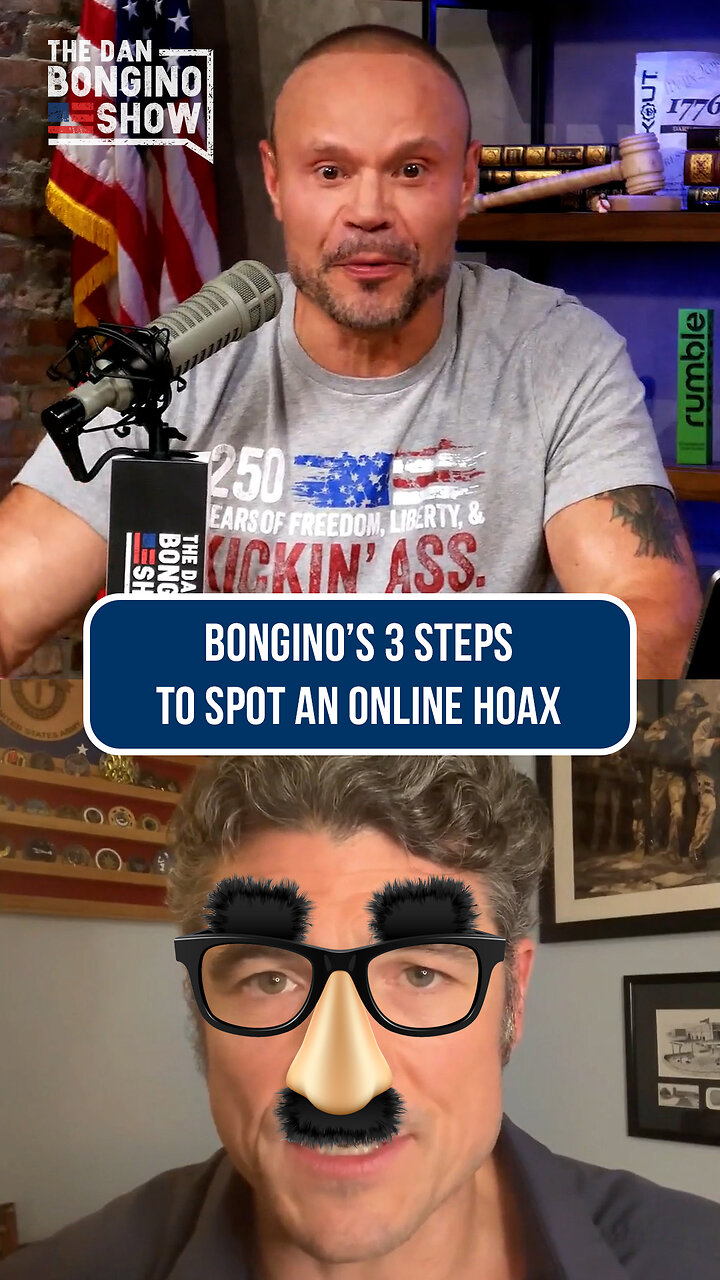 Bongino's 3 steps to spotting an Online PSYOP thumbnail