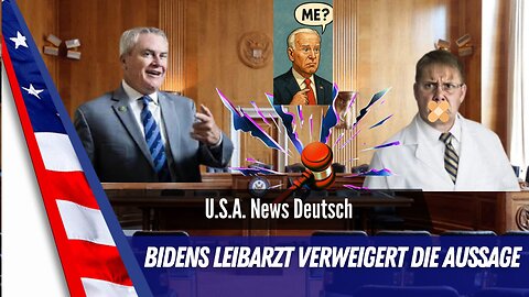 Landesverrat im Weißen Haus? Leibarzt von Joe Biden verweigert erneut Aussage vor dem Kongress