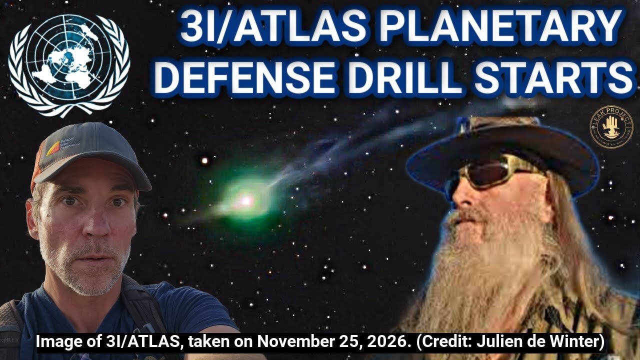 "3I/ATLAS TRIGGERED A UN DEFENSE DRILL" Aerospace Engineer, Greg Allison