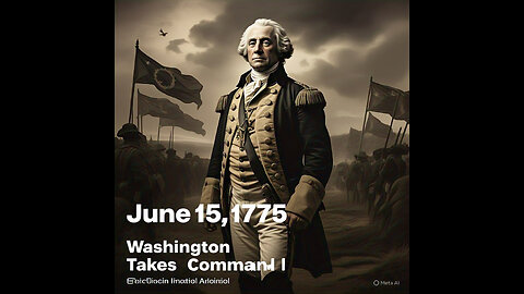 June 15, 1775: George Washington Takes Command of the Continental Army 🪖🇺🇸