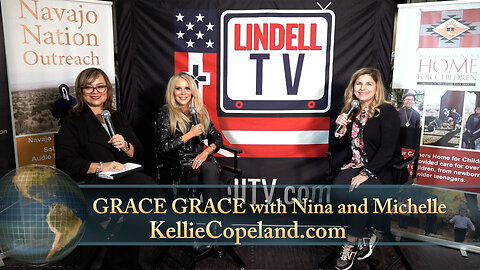 GRACE GRACE with Nina and Michell and Kellie Copeland at #NRB2025 OvercomersTV.Live | LindellTV.com