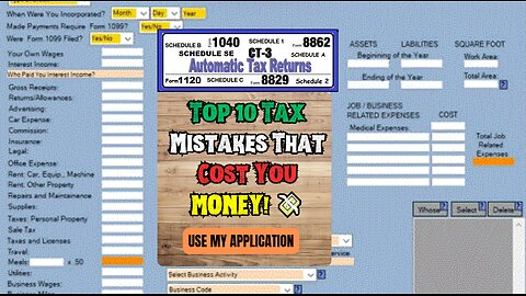 Top 10 Tax Mistakes That Cost You MONEY! 💸#tax #taxmistakes
