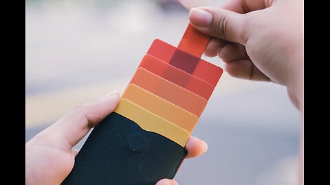 Cascading Pull Tab Case - Access All Your Cards with a Simple Pull