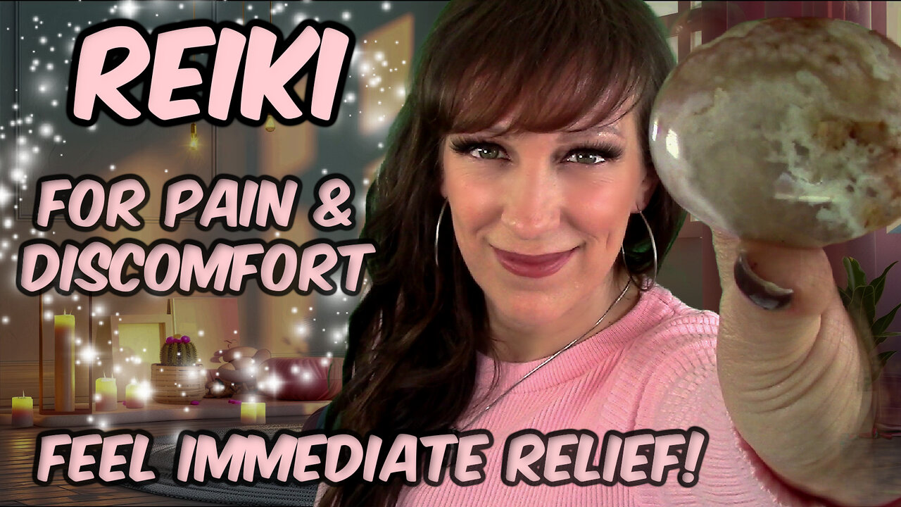Reiki For Pain & Discomfort 😄✋✨🤚🕯💚🌼Selenite Wands & Crystals💎