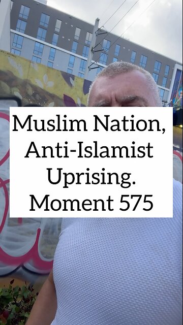 Muslim nation, anti-Islamist uprising. Moment 575