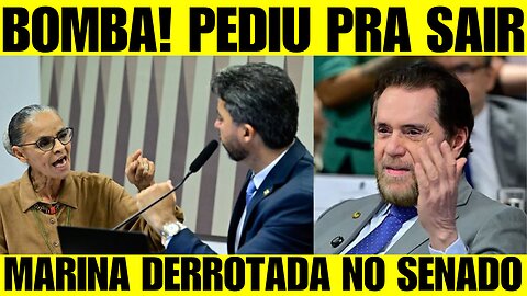 🔥🚨 BOMBA! MARINA SILVA ABANDONA AUDIÊNCIA APÓS SER CONFRONTADA SOBRE MEIO AMBIENTE!