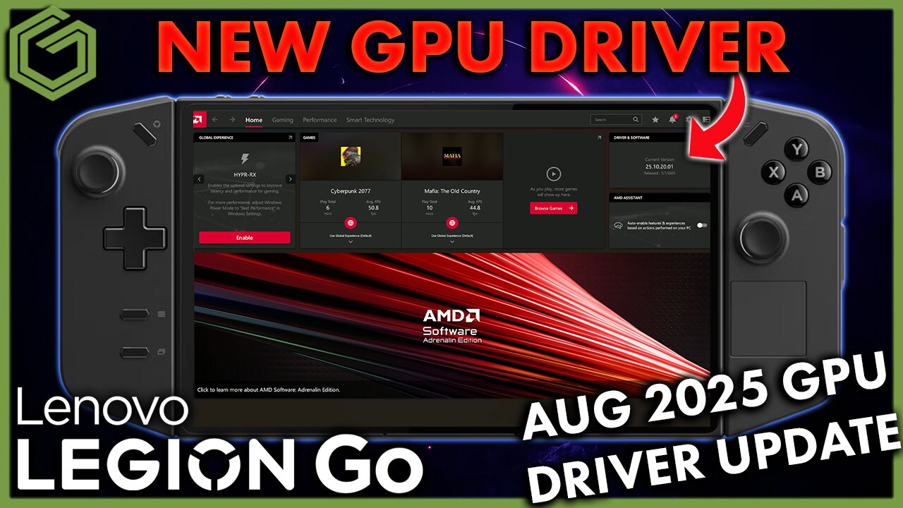 Lenovo Legion Go GPU Driver Update Finally HERE!!