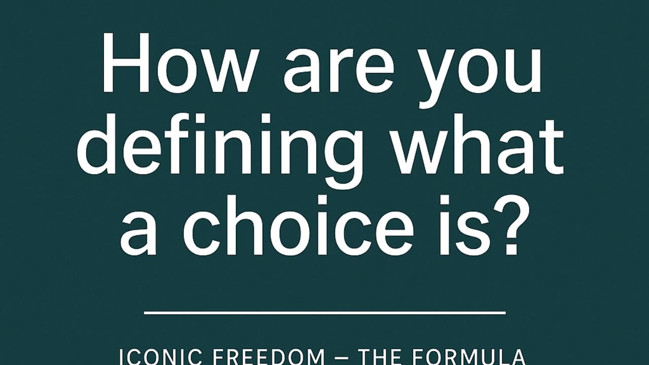 🎧Iconic Freedom The Formula Season 3 Episode 42 — The Forensics of Choice