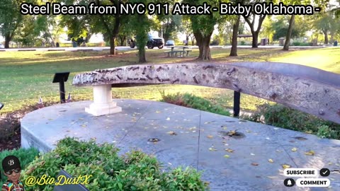 Steel Beam from NYC 911 Terrorist Attack - Bixby Oklahoma -