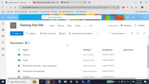Microsoft PowerPoint version history using browser and desktop app while using Microsoft SharePoint.
