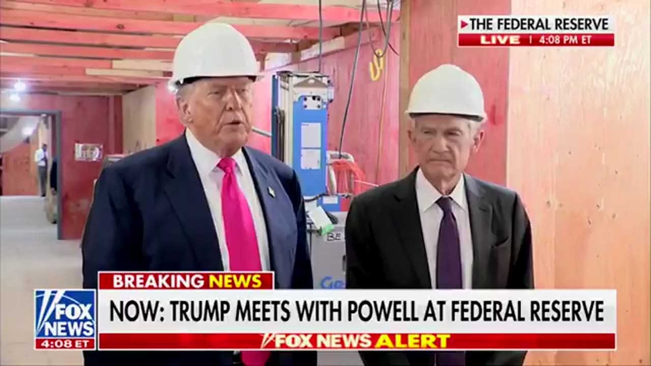 Trump Clashes with Jerome Powell in Surreal Moment During Federal Reserve Visit