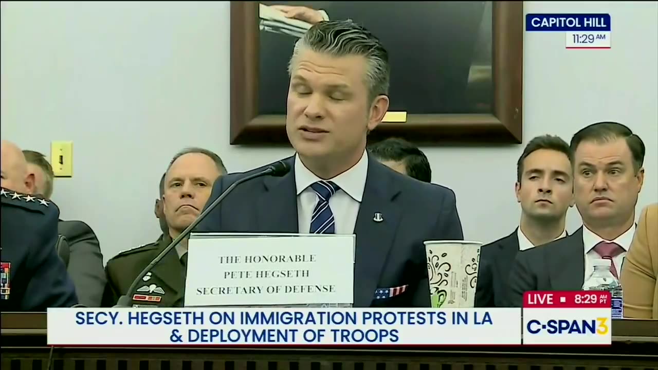 WHY IS THE GUARD IN LA?