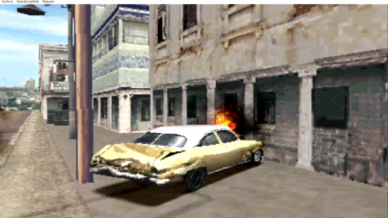 High speed chase of a 1952 Chevrolet Styleline Deluxe in Havana Cuba in the game Driver 2 - Part 3