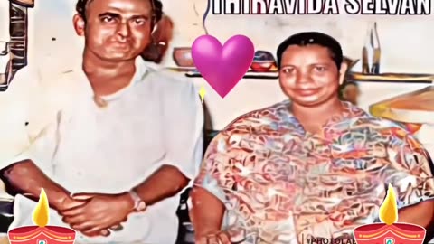 VANAKKAM APPA AMMA 1975. SINGAPORE. SON M.THIRAVIDA SELVAN SINGAPORE