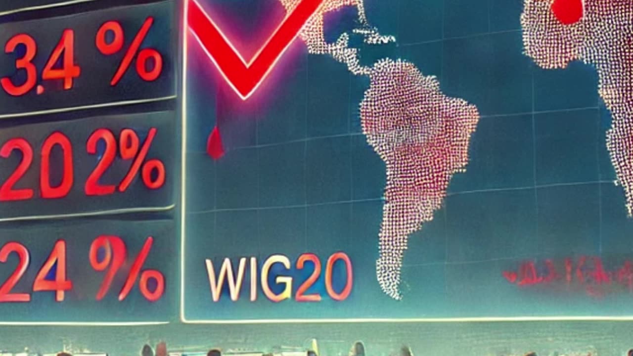 Giełdy w chaosie po nowych cłach USA!