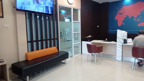 Inside the Office of an Indonesian Airline