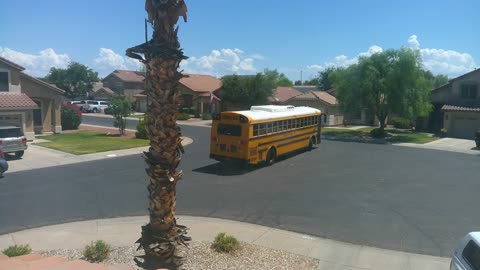 (725) 2016 Thomas Freightliner SAF-T-LINER HDX #T251 passing by my neighborhood