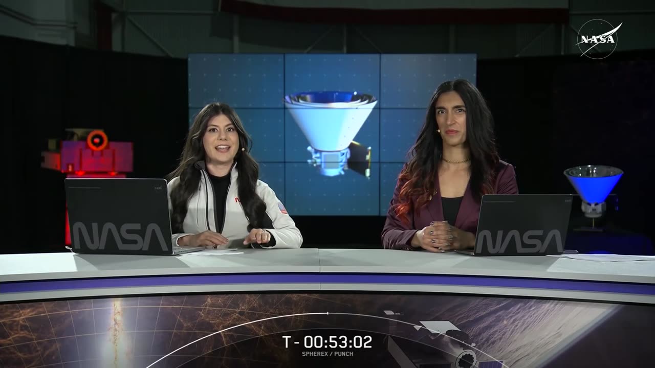 SPHEREx and PUNCH March 10, 2025, Launch Attempt (Official NASA Broadcast)