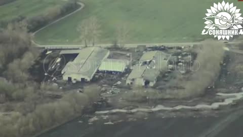 ✈️💣 Russian hangar with APCs, KamAZ trucks and troops was hit with four GBU-39 bombs, - Soniashnyk