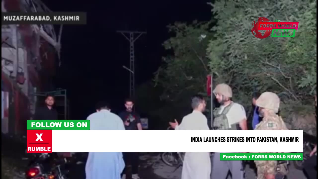 India launches strikes into Kashmir