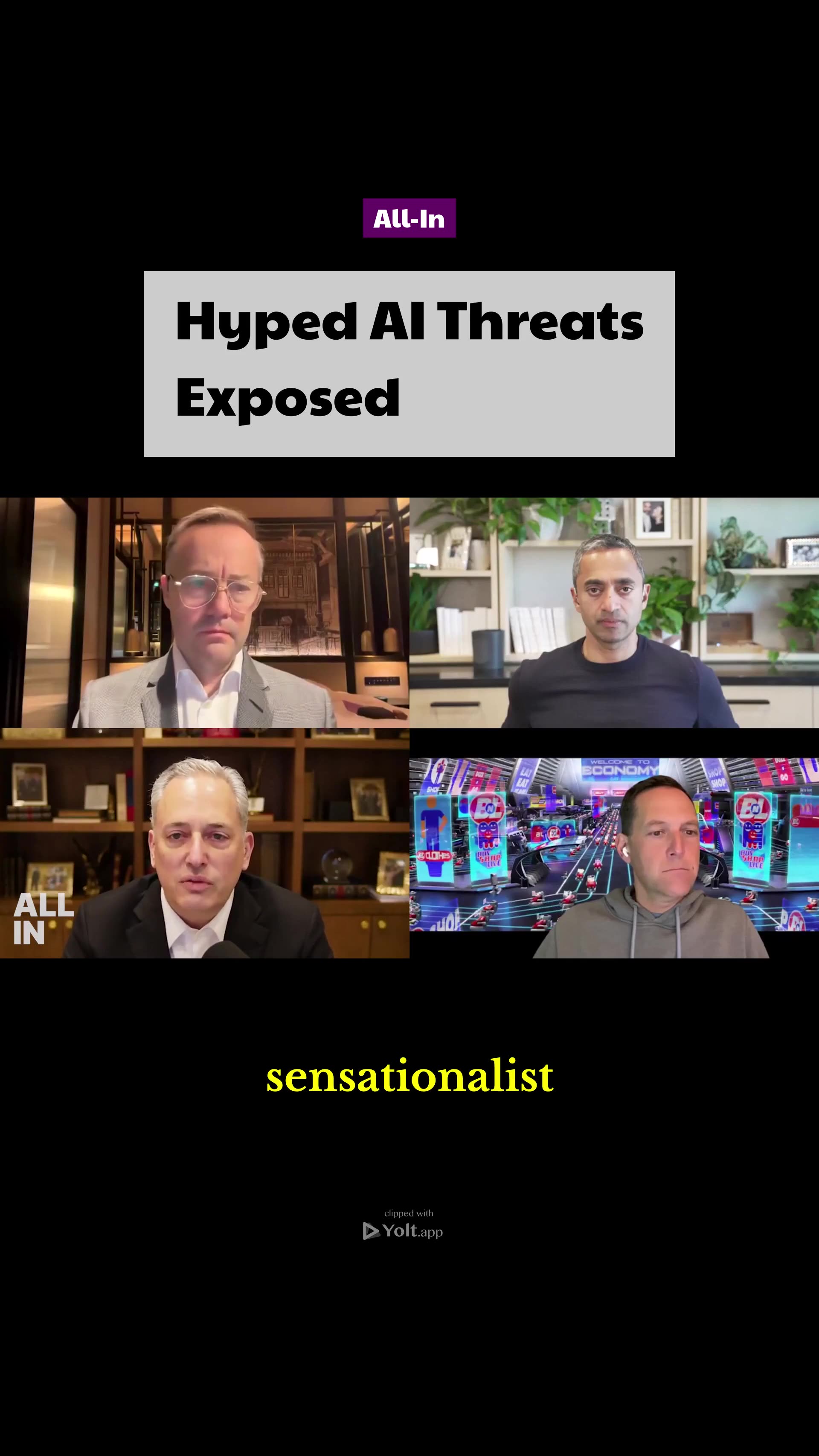 AI Safety Fears Overblown - All-In #ai #headlines #safety