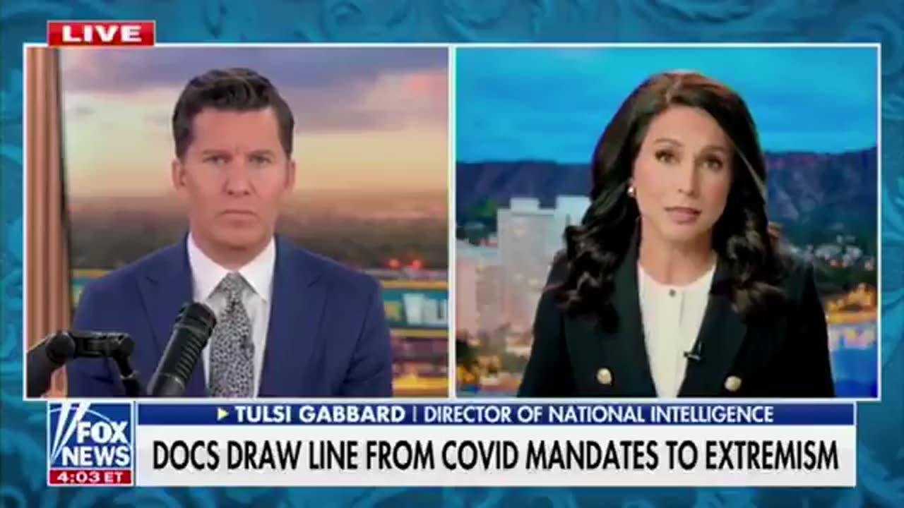 DNI Chief Tulsi Gabbard reveals Biden admin tag those who oppose Covid-mandates as terrorists