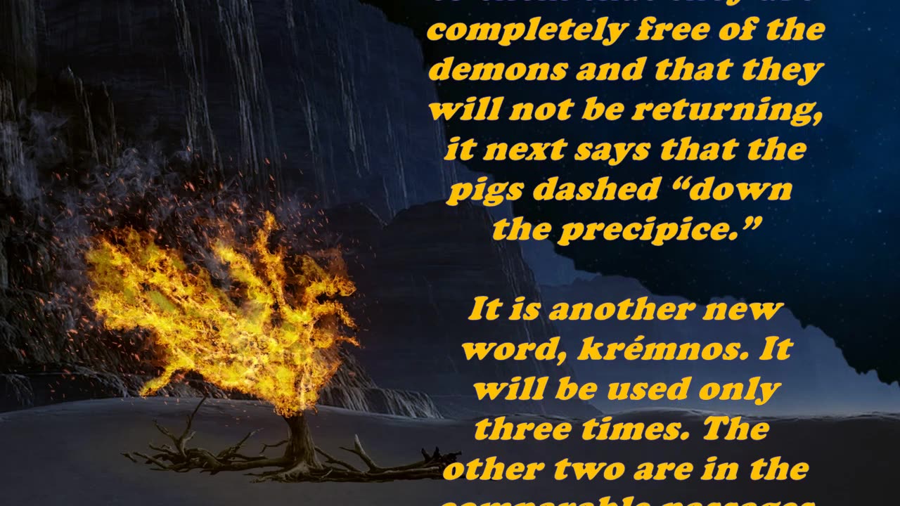 The Book of Matthew 8:32 - Daily Bible Verse Commentary