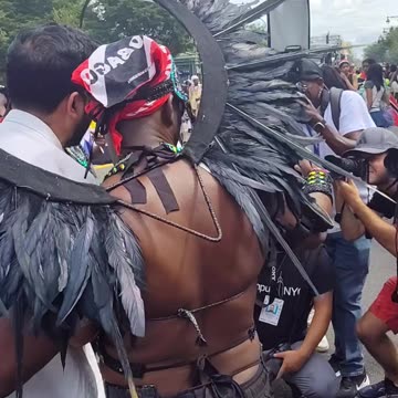 Zohran Mamdani at the 58th Annual New York Caribbean Parade in Crown Heights.