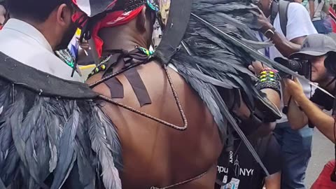 Zohran Mamdani at the 58th Annual New York Caribbean Parade in Crown Heights.